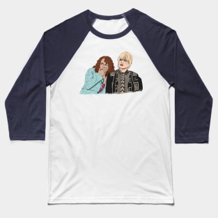 Patsy and Edina Baseball T-Shirt